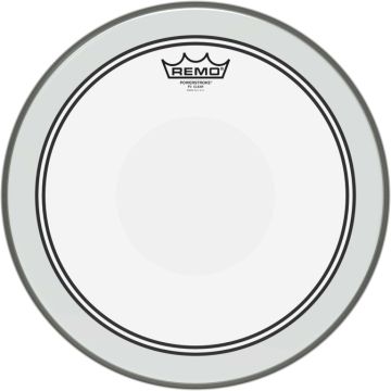  Remo 14" Powerstroke 3 Clear+ Top Clear Dot