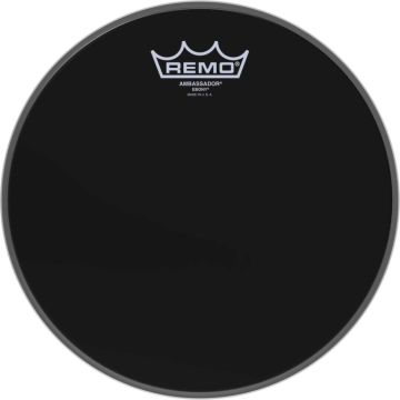  Remo 10" Ebony Ambassador