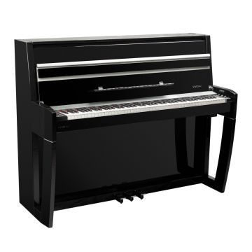 Dexibell H10V Black Polished Grand Up-Right Digital Piano, Black Polished , mic input/bluetooth